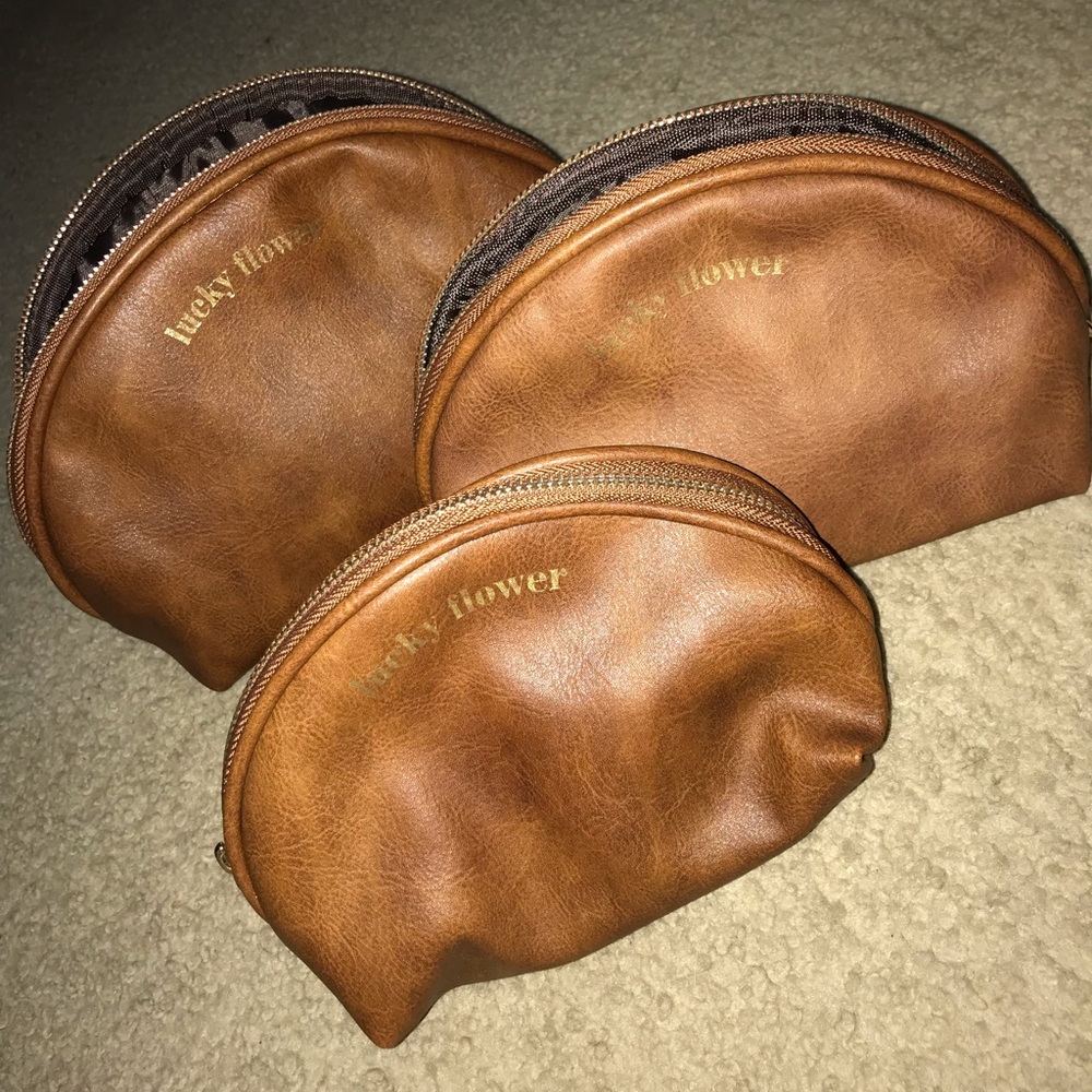 Set of 3 makeup/cosmetic bags